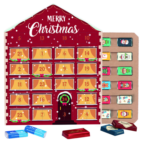 Täfelchen Adventskalender Haus ECO