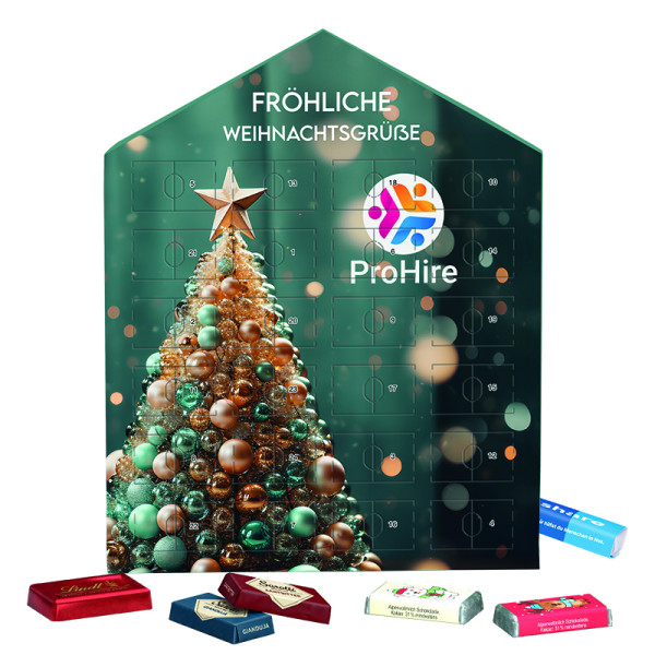 Täfelchen Adventskalender Haus