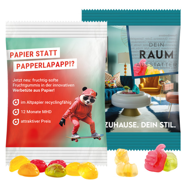 Minitüte 15 g Trolli Fruchtgummi Standardformen