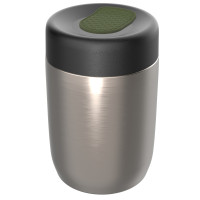 schwarz, silber, olivgrün