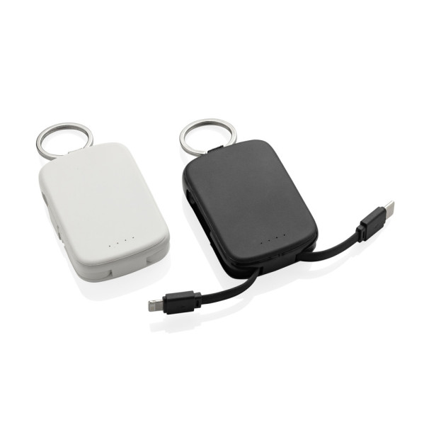 Nexo RCS Key-Chain-Powerbank 2.000mAh mit integr. Kabeln